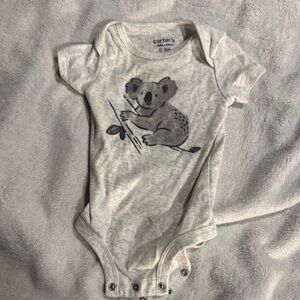 Carter's White Koala Bodysuit